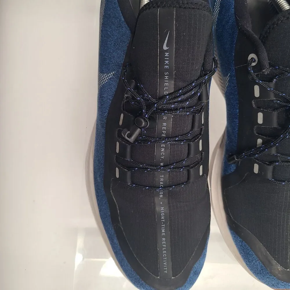 Men’s Size 13 Nike Zoom Winflo 5 Shield Water Repellent A01572-002 Blue 1376